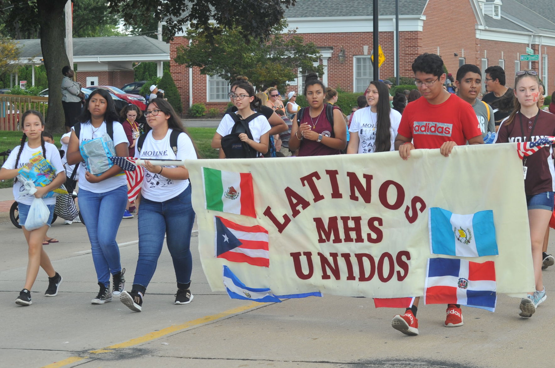 Moline High School Homecoming parade